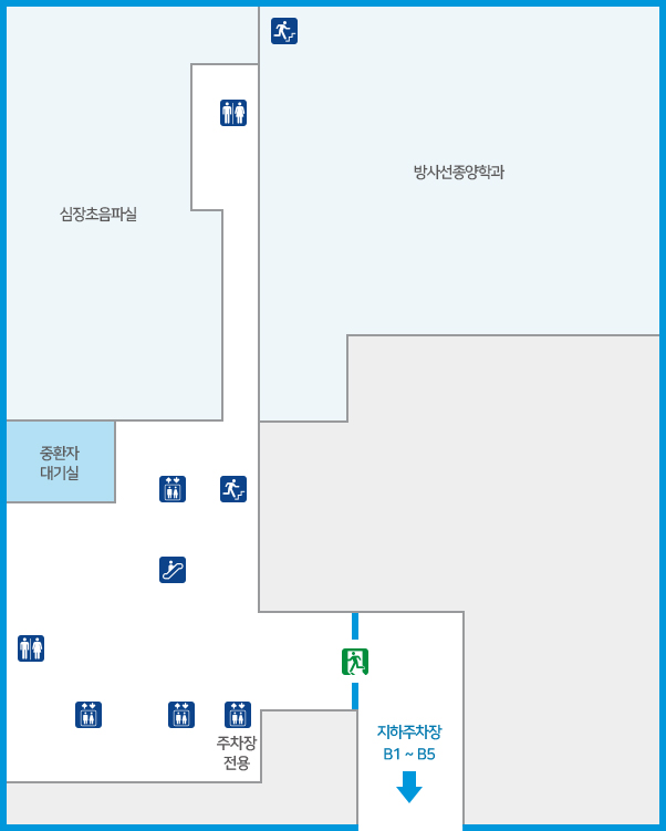 지하 1층 중환자 대기실